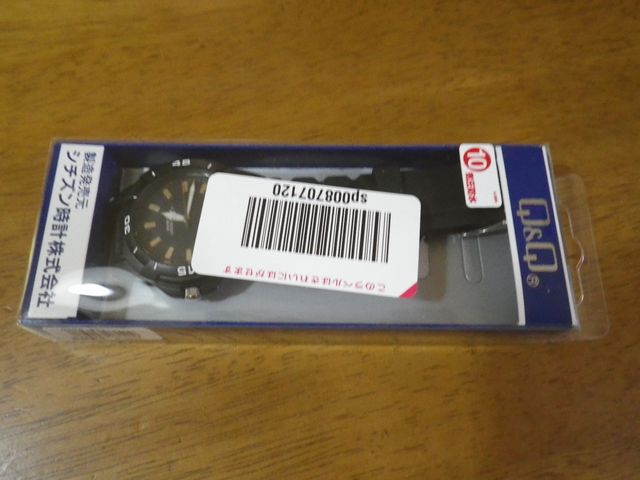 シチズン Q&Q 腕時計 Falcon アナログ表示 10気圧防水