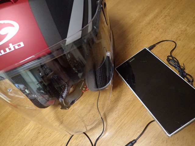 ヘルメットスピーカー 