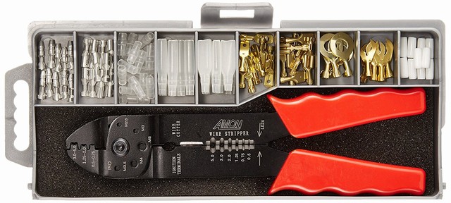 エーモン ターミナルセット(中) 電工ペンチ