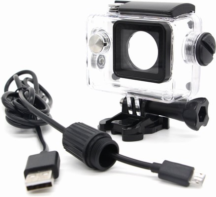 ウェアラブルカメラ汎用式 オートバイ用 防水ハウジングケース