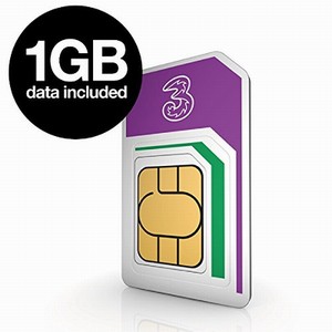 Threeデータ通信プリペイドSIM