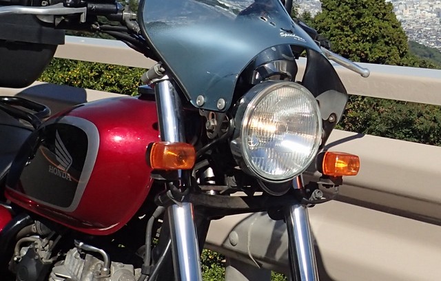 CB223Sの角ウインカー