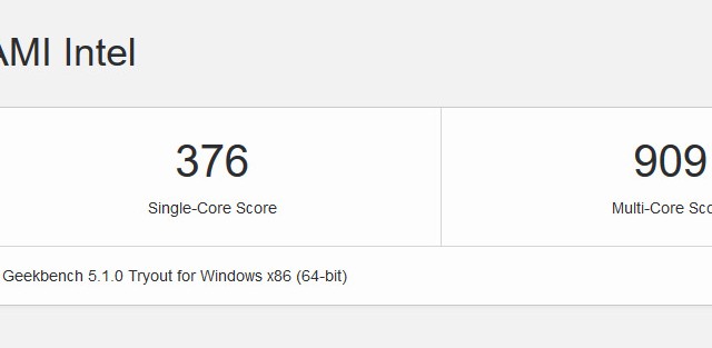 Geekbench 5のスコア