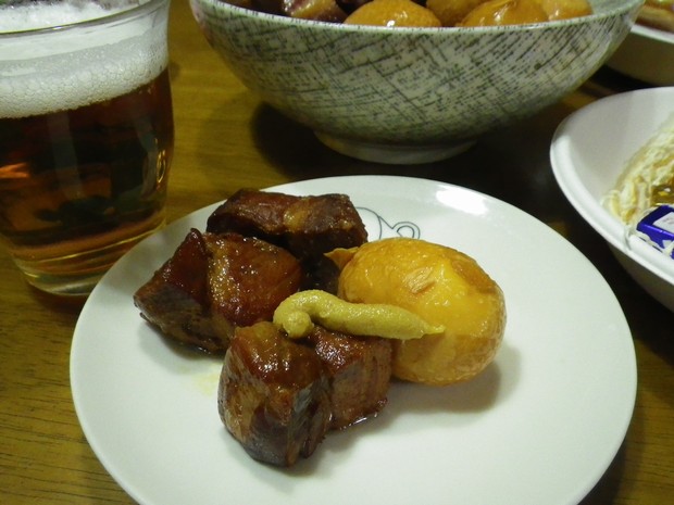 豚の角煮は圧力鍋であっという間にできるよ!