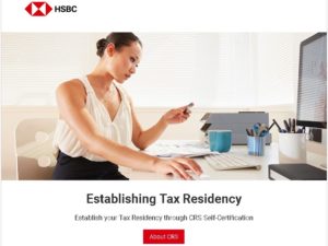 HSBCマイナンバー入力法|Establish your Tax Residency対処法
