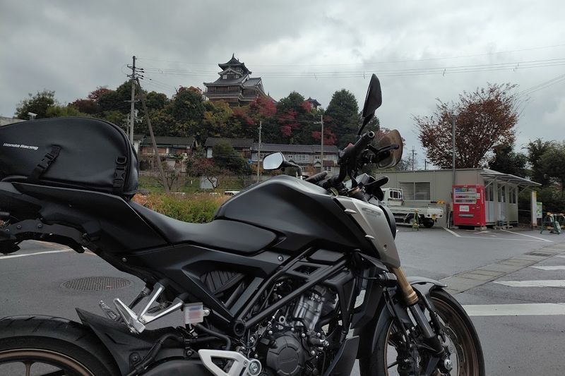 CB125Rで福知山城